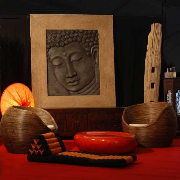 Panel Buddha Frame