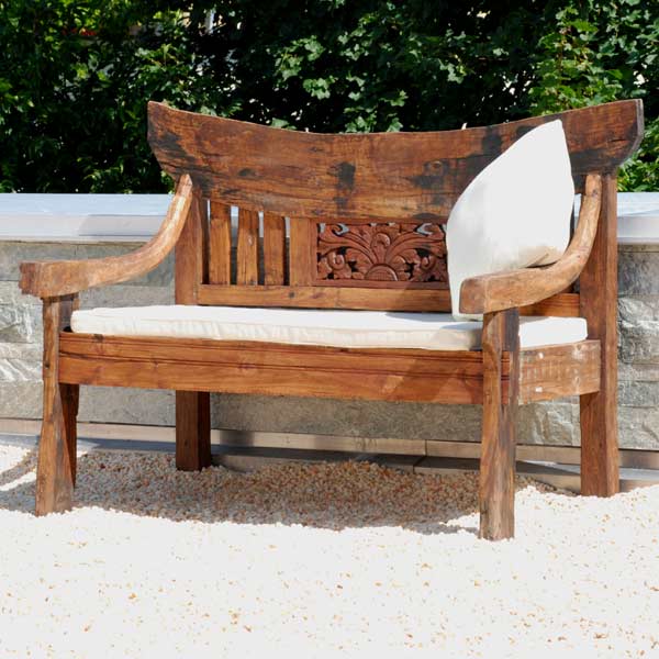Holz Sitzbank für Garten und Terrasse
