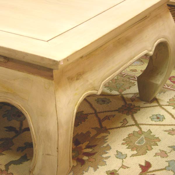 Opium Tisch Weiss 100 x 100