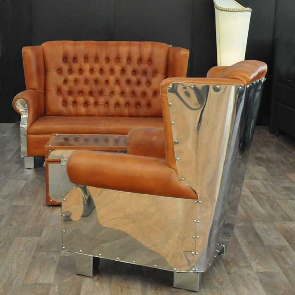 Oxford Steel Vintage Sofa