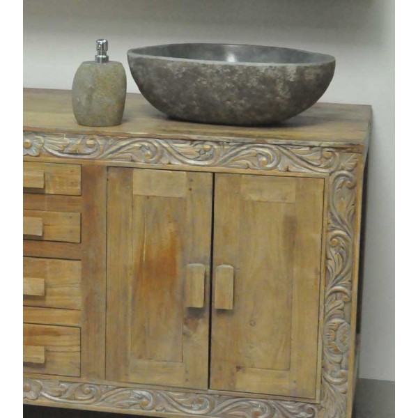 Java 150 Waschtisch Unterschrank Teak