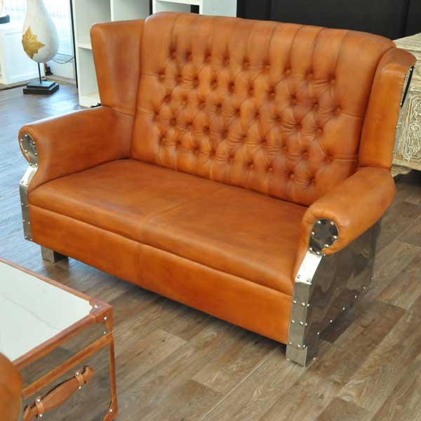 Oxford Steel Vintage Sofa
