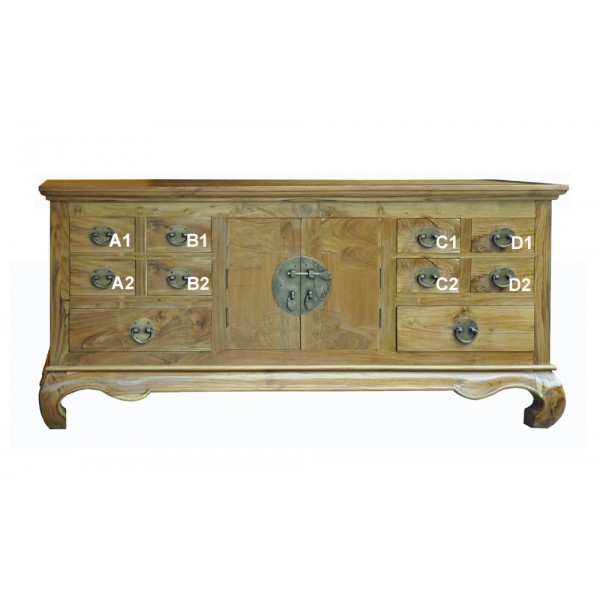 Massivholz Waschtisch Macao Opium