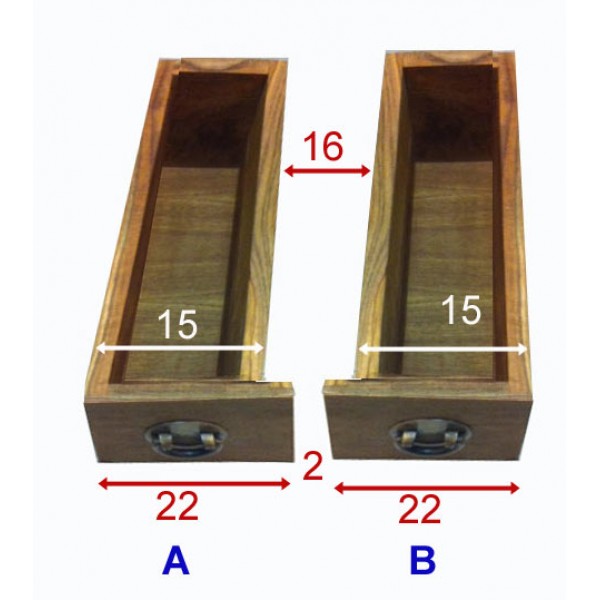 Massivholz Waschtisch Macao Opium