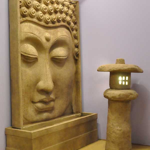 Wasserwand Buddha 110 Sand